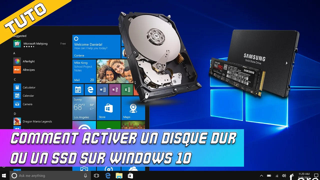 TUTO COMMENT ACTIVER UN DISQUE DUR NON RECONNU SUR WINDOWS 10